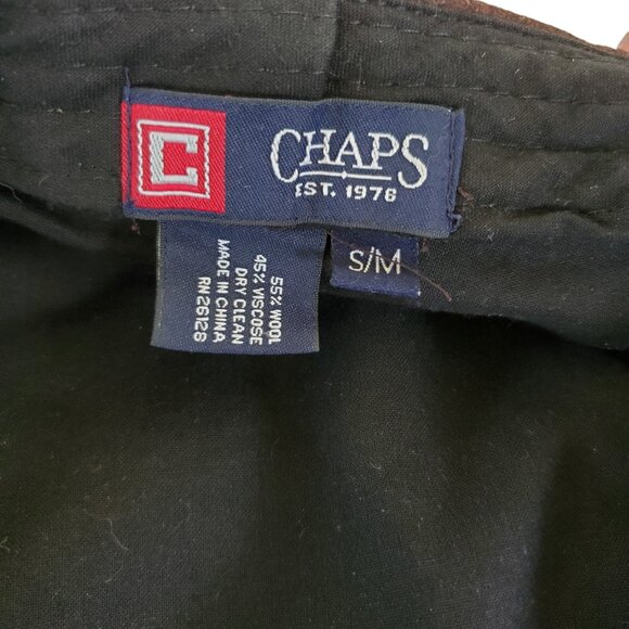 Chaps by Ralph Lauren Cabbie Newsboy Hat Men's Size S/M Brown 7 in Wool Blend - Picture 2 of 13